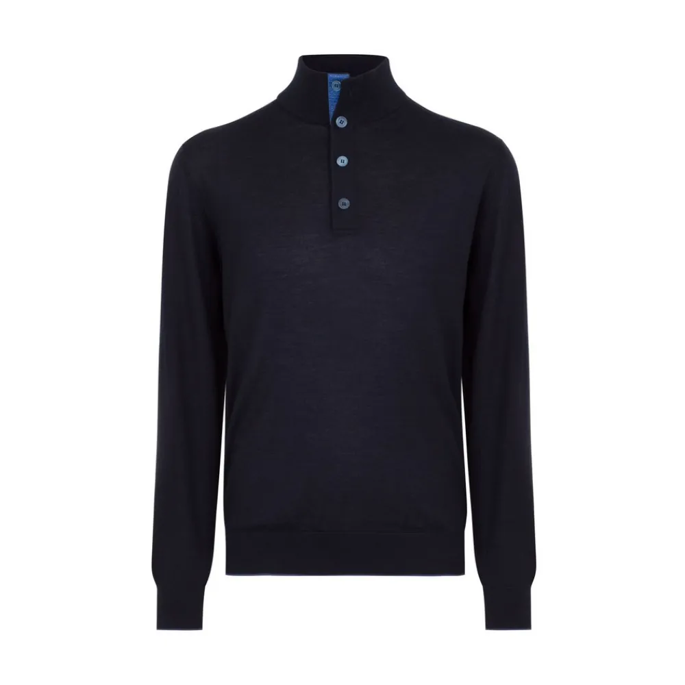 Best Sale Mockneck Sweater Mens Knitwear