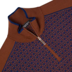 Outlet Mockneck Zip Sweater Mens Last Sizes