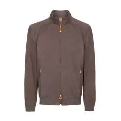 Discount Nubuck Calfskin Leather Blouson Mens Outerwear