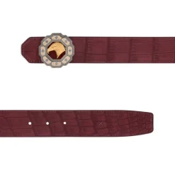 Best Nubuck Crocodile Leather Belt Belts
