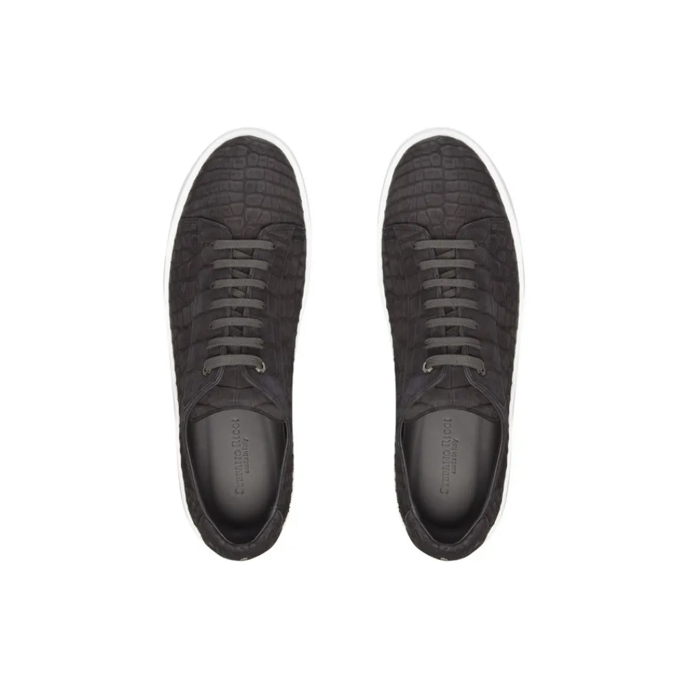 Store Nubuck Crocodile Sneakers Sneakers
