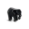 Clearance Platinum Black Small Porcelain Elephant Ornament Porcelain Line