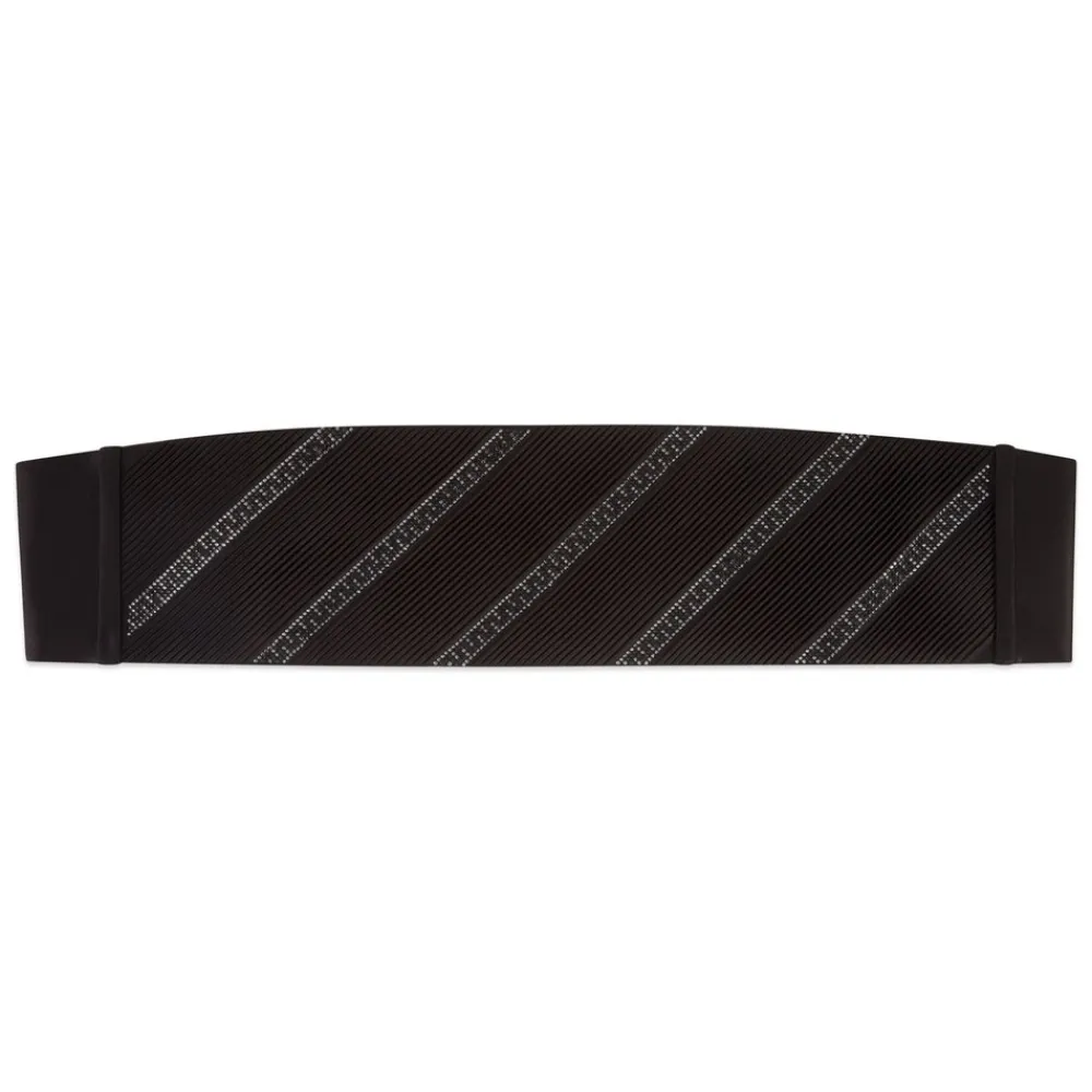 New Pleated Silk Cummerbund Formal Accessories