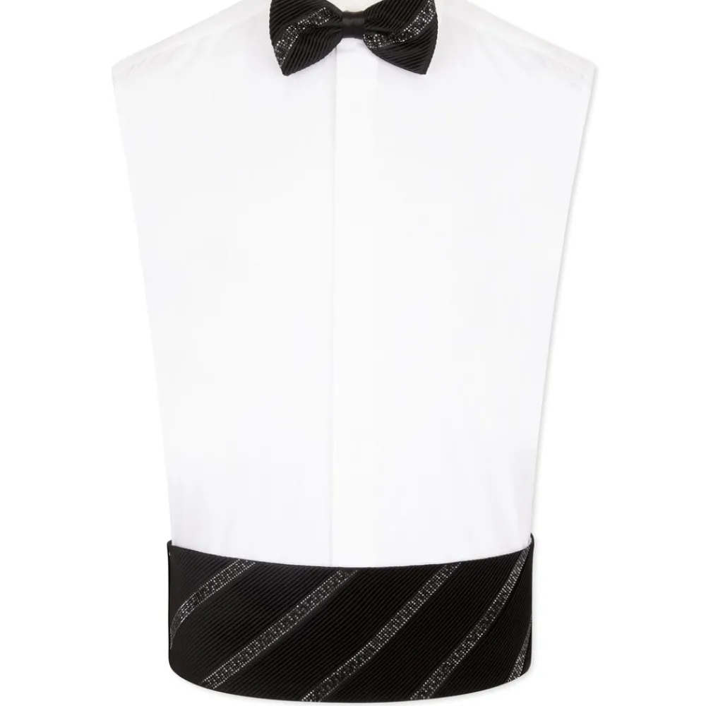 New Pleated Silk Cummerbund Formal Accessories