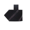 Outlet Pleated Silk Tie With Swarovski Crystals Formal Accessories