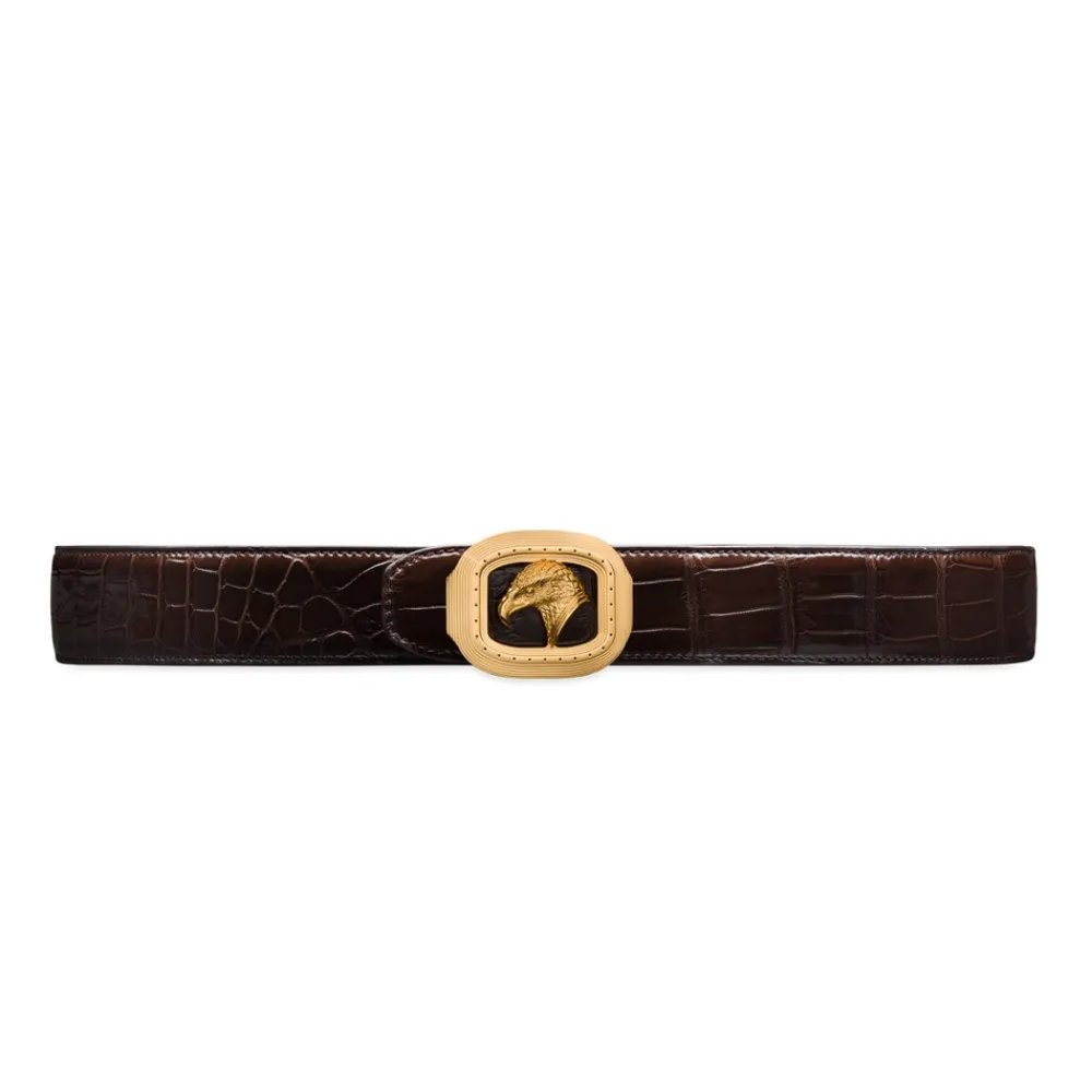 Best Polished Crocodile Leather Belt Belts