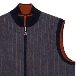 Clearance Reversible Gilet Mens Knitwear
