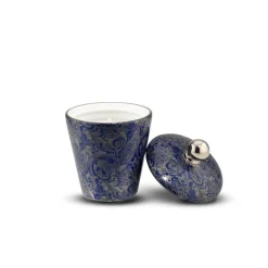 Flash Sale Scented Candle Blue Fine Paisley Scented Candles