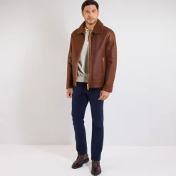 Best Shearling And Lambskin Leather Blouson Mens Outerwear