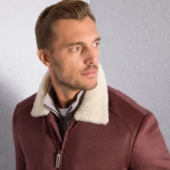 Best Sale Shearling Blouson Mens Outerwear