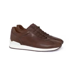 Best Sale Shiny Calfskin Leather Sneakers Sneakers