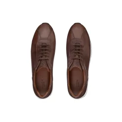 Best Sale Shiny Calfskin Leather Sneakers Sneakers