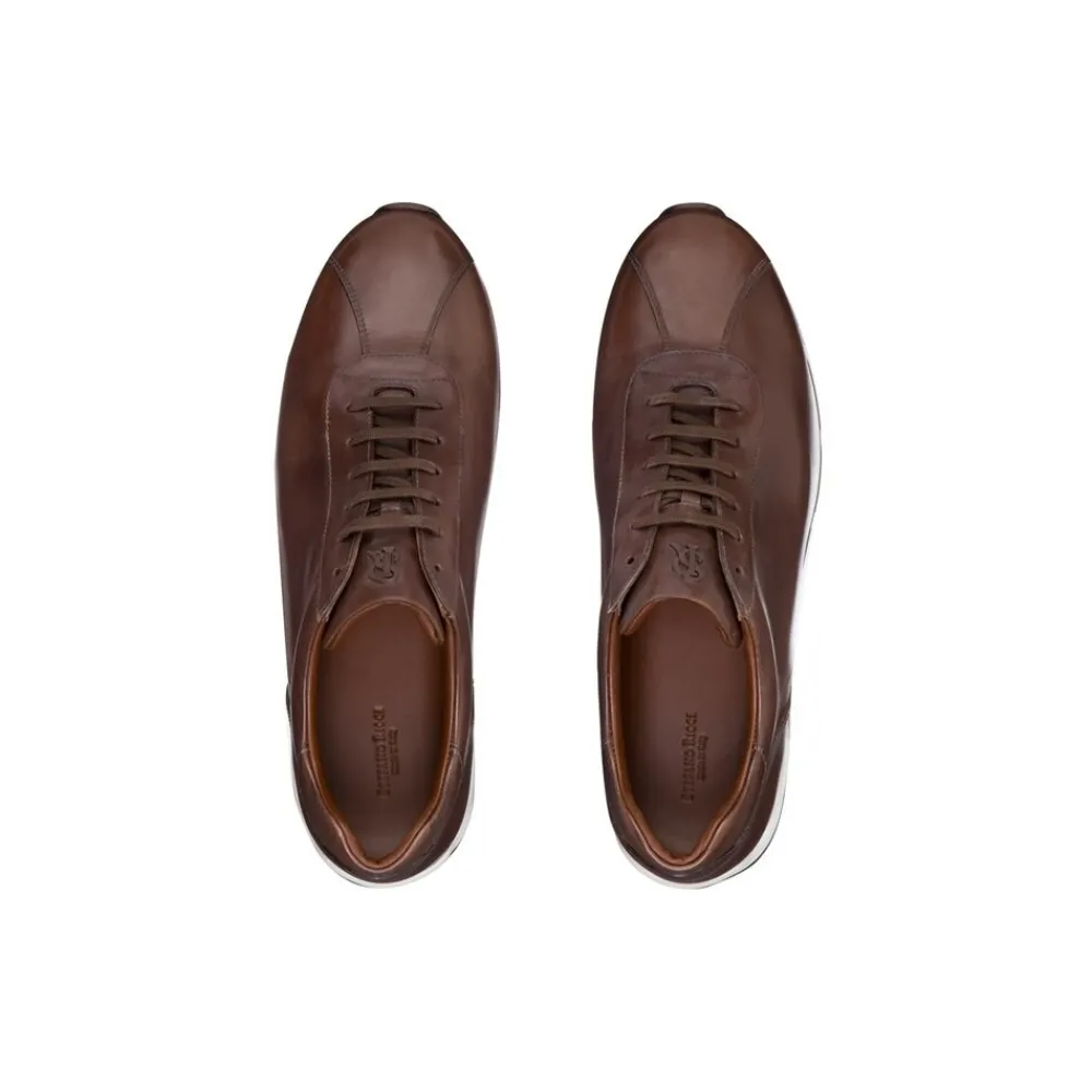 Best Sale Shiny Calfskin Leather Sneakers Sneakers