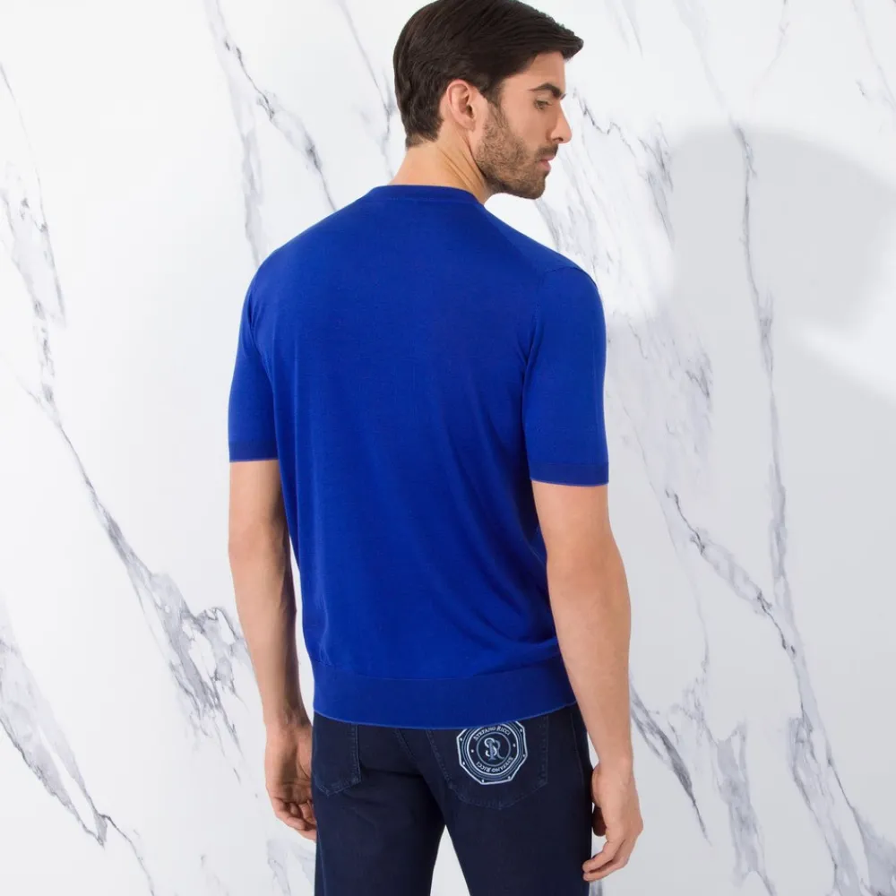 Outlet Short Sleeve Crewneck Sweater Mens Last Sizes