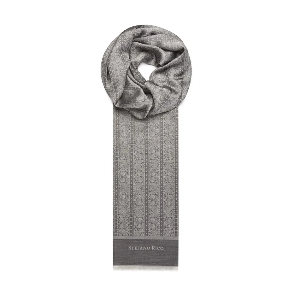 Clearance Silk And Cashmere Scarf Scarves