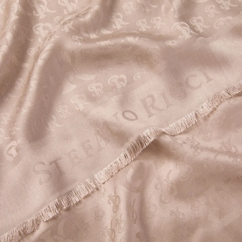 Outlet Silk And Cashmere Scarf Scarves