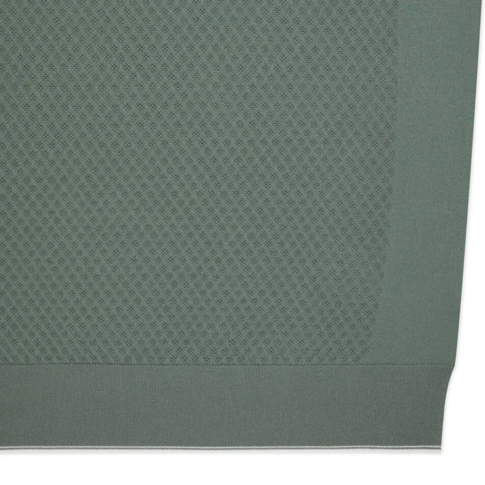 Cheap Silk And Cotton Zip Polo Shirt Mens Knitwear
