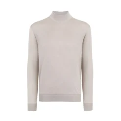 Flash Sale Silk Mockneck Sweater Mens Knitwear