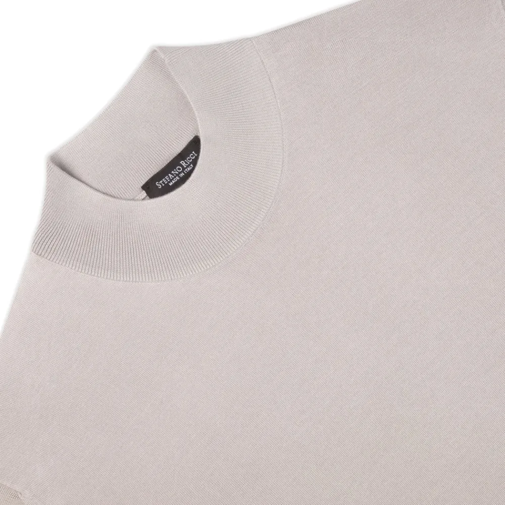 Flash Sale Silk Mockneck Sweater Mens Knitwear