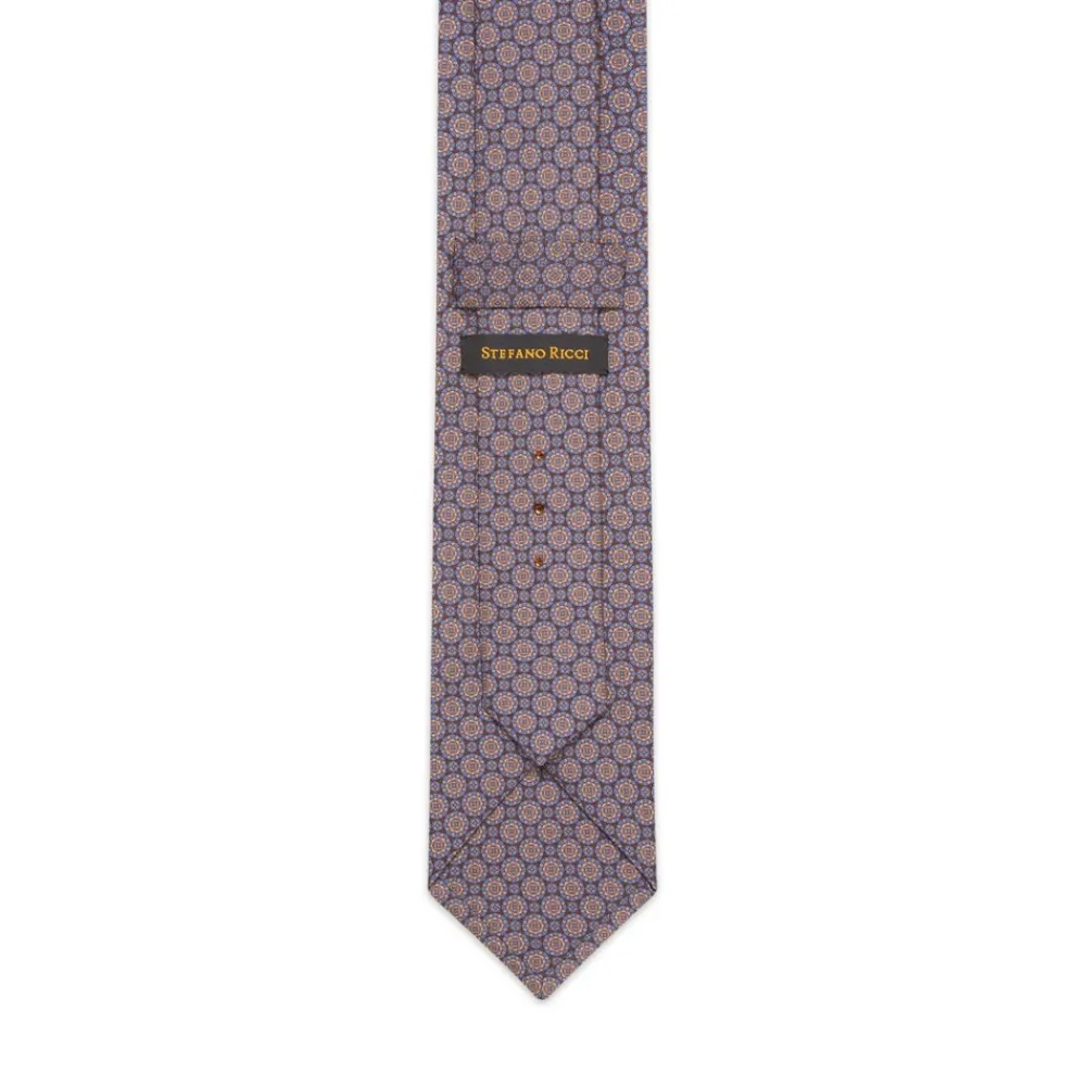 Hot Silk Twill Hand Printed Tie Ties