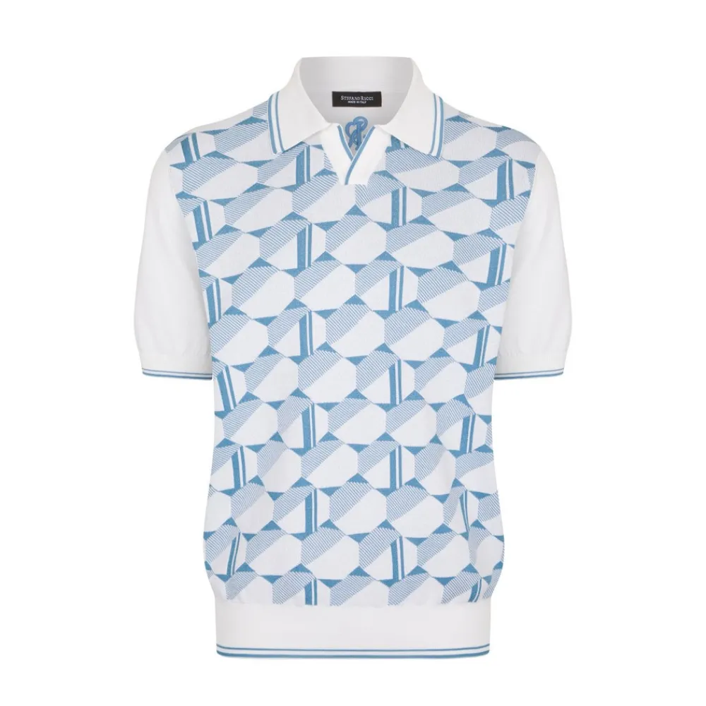 Cheap Spread Collar Polo Shirt Mens Knitwear