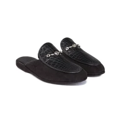 Cheap Suede And Calfskin Leather Slippers Espadrilles & Sandals