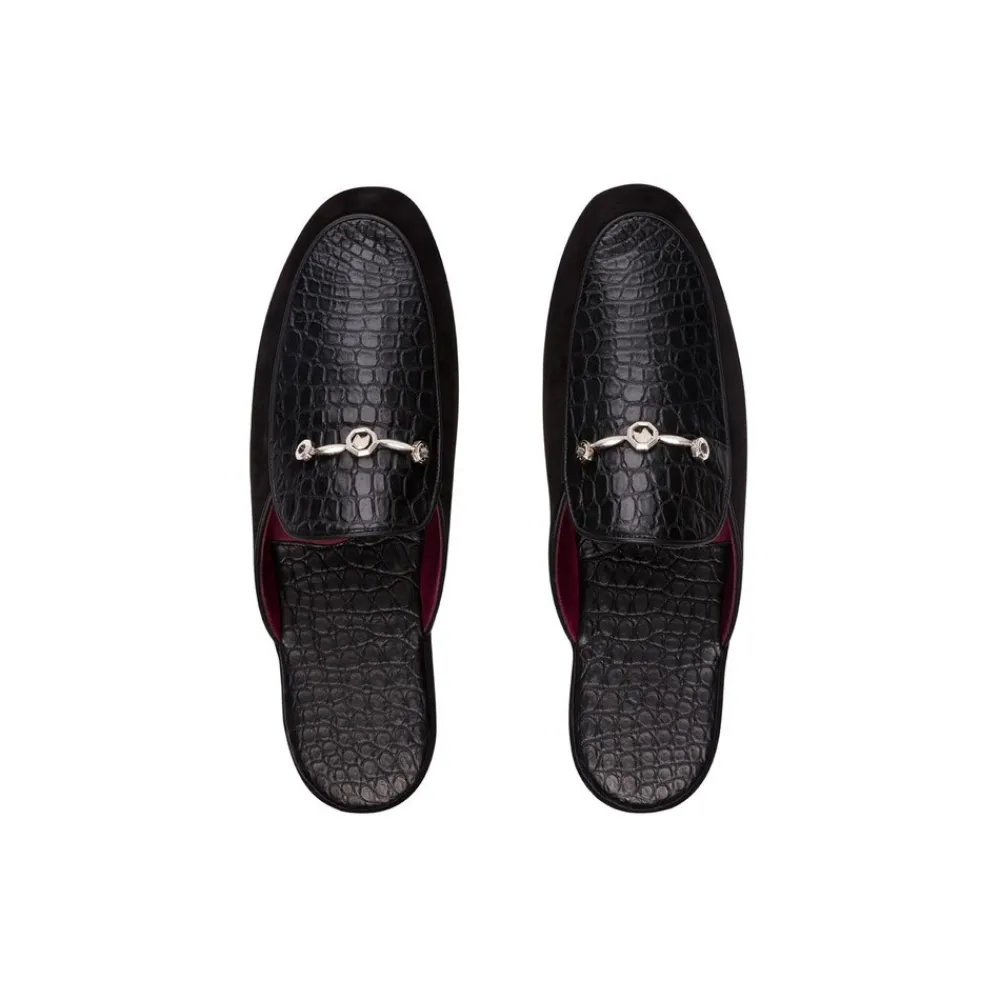 Cheap Suede And Calfskin Leather Slippers Espadrilles & Sandals