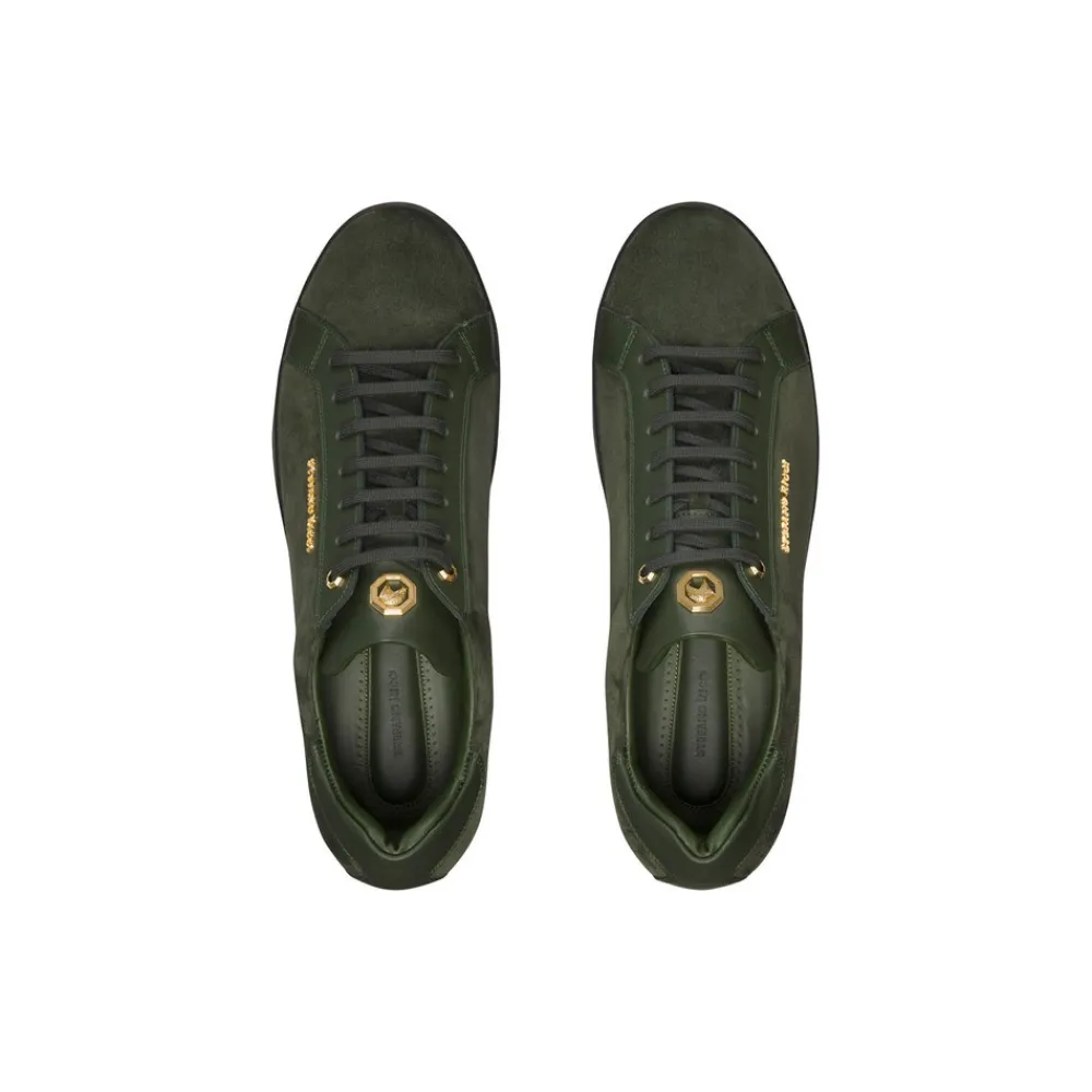 Hot Suede And Calfskin Leather Sneaker Sneakers
