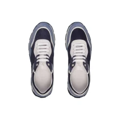 Best Sale Suede And Calfskin Leather Sneakers Sneakers