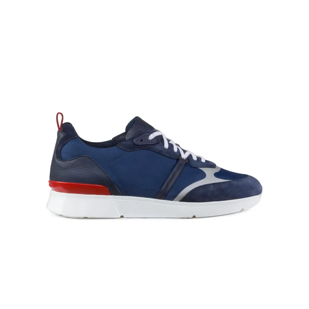 Fashion Suede And Snakeskin Sneakers Sneakers