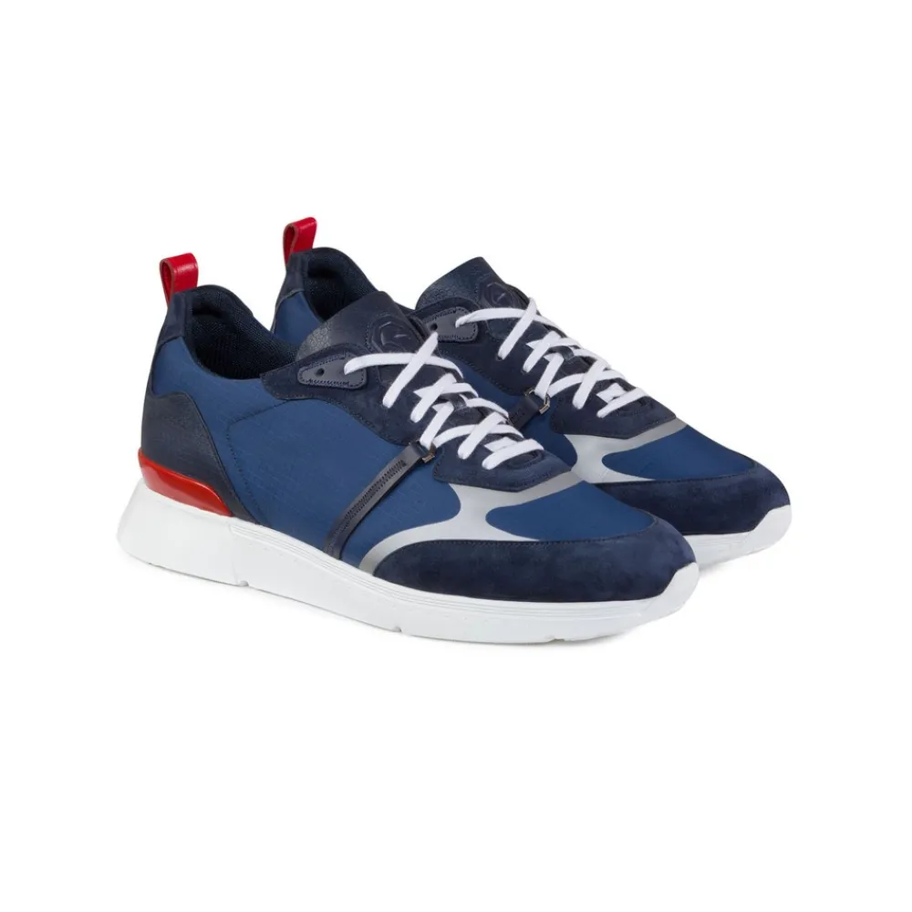 Fashion Suede And Snakeskin Sneakers Sneakers