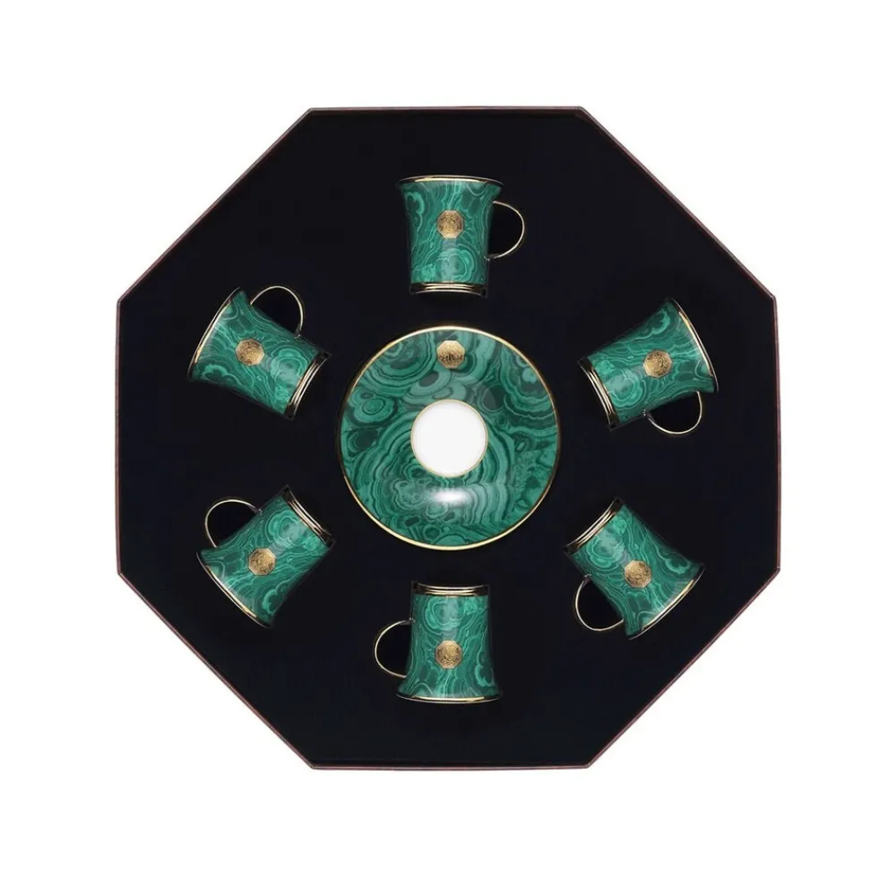 Best Teacups Gift Box Royal Malachite Tea & Coffee Sets