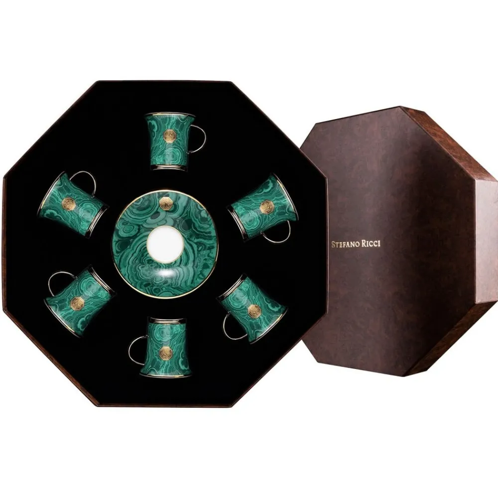 Best Teacups Gift Box Royal Malachite Tea & Coffee Sets