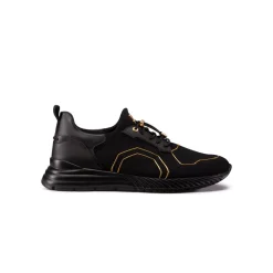 Outlet Technical Fabric And Calfskin Leather Sneakers Sneakers