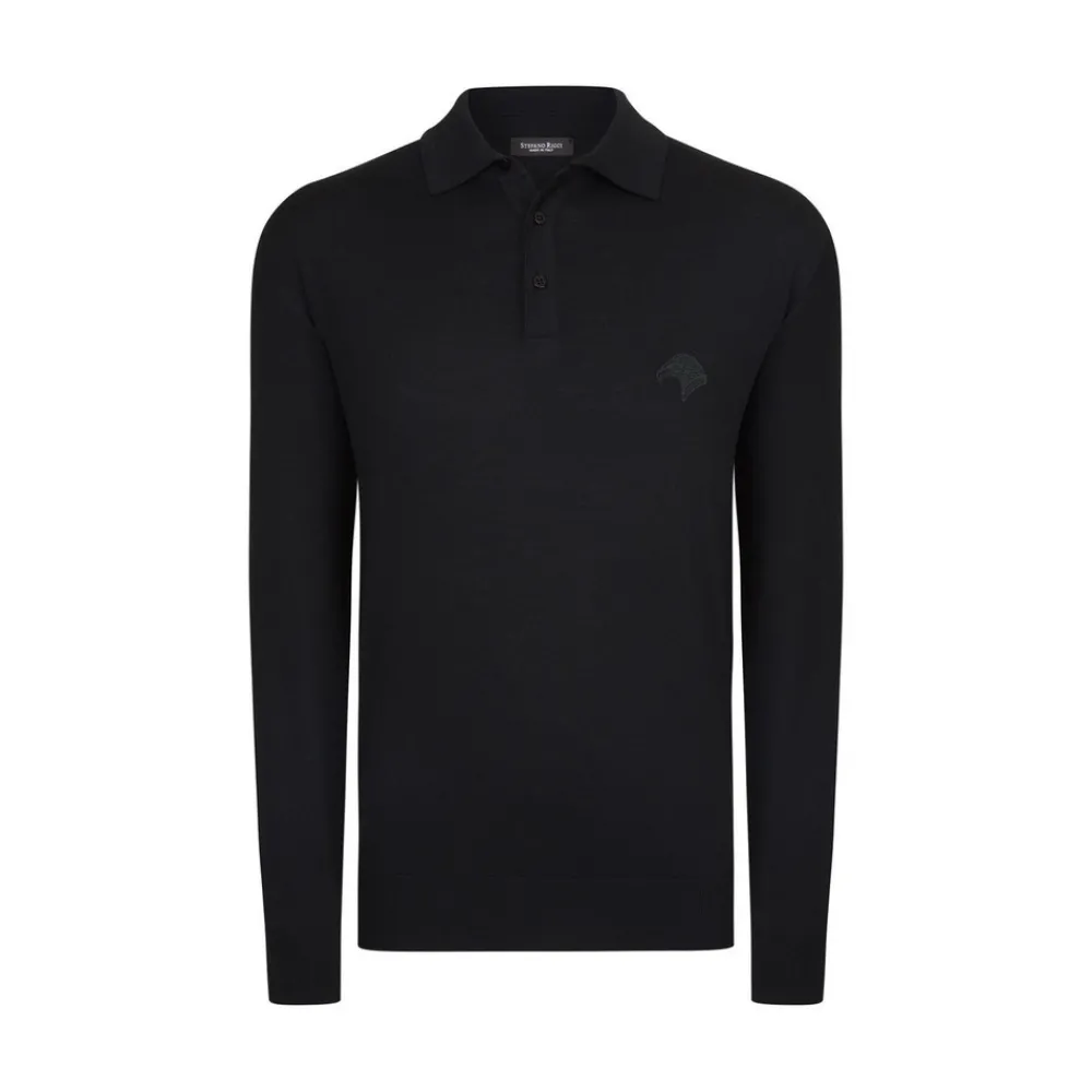 Outlet Three Button Polo Mens Knitwear