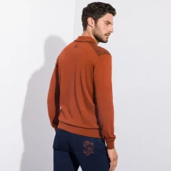 Discount Three Button Polo Mens Knitwear