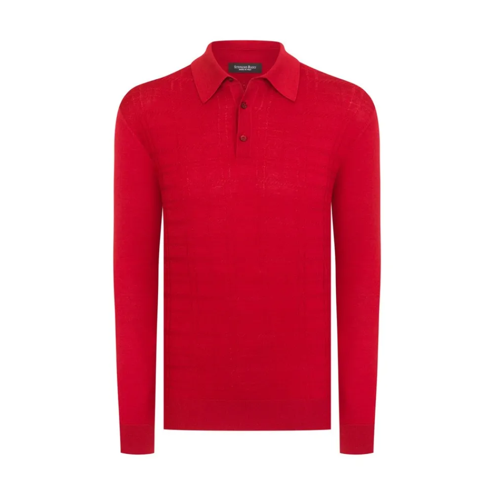 Clearance Three Button Polo Mens Knitwear