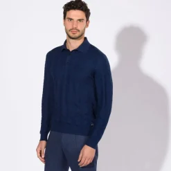 New Three Button Polo Mens Knitwear