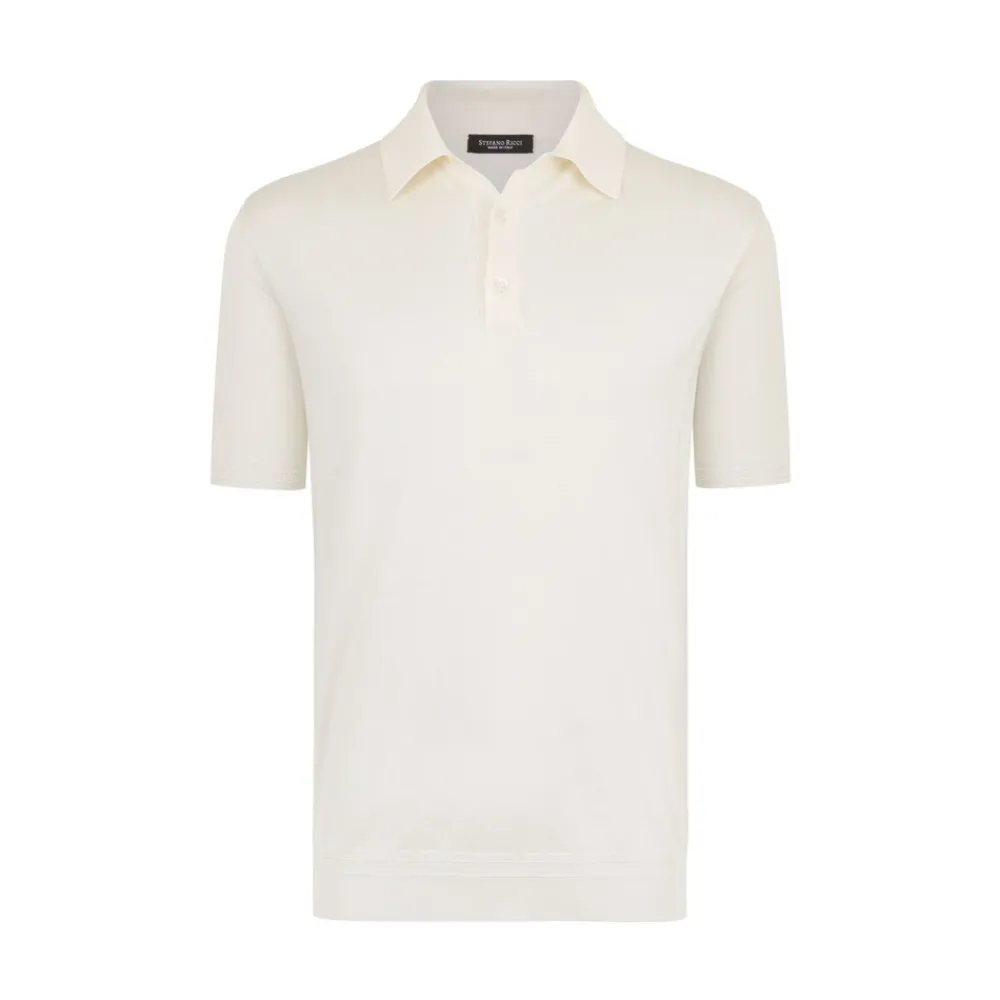 Fashion Three Button Polo Shirt Mens Knitwear