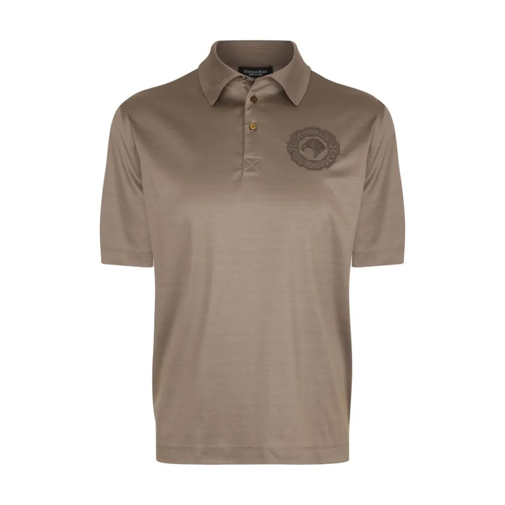 Store Three-Button Polo Mens Knitwear