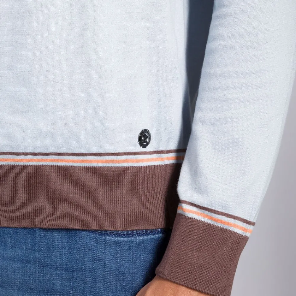 Outlet Three-Button Polo Shirt Mens Knitwear