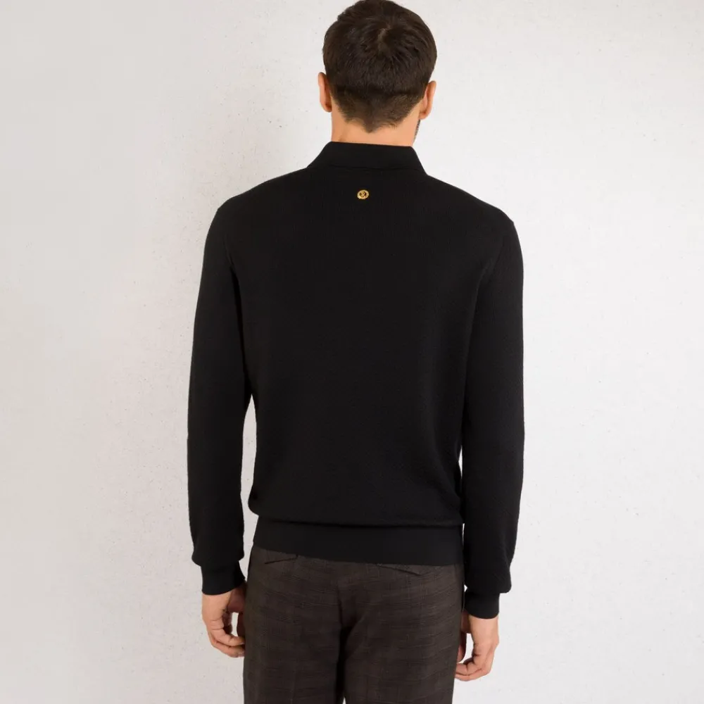 Hot Three-Button Polo Shirt Mens Knitwear