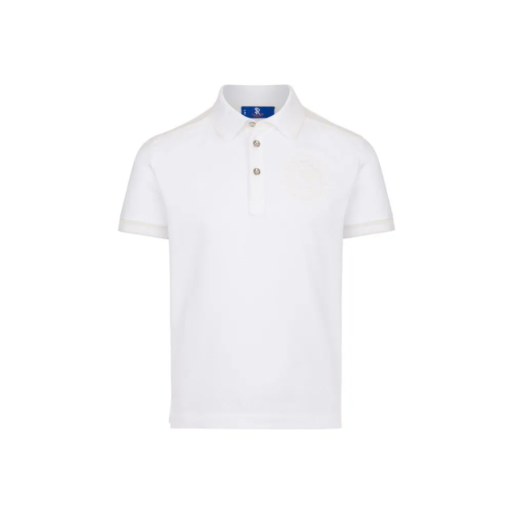 Outlet Three-Button Polo Shirt Junior Knitwear