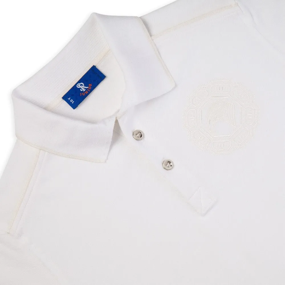 Outlet Three-Button Polo Shirt Junior Knitwear