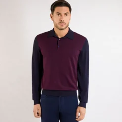 Best Sale Three-Button Polo Shirt Mens Knitwear