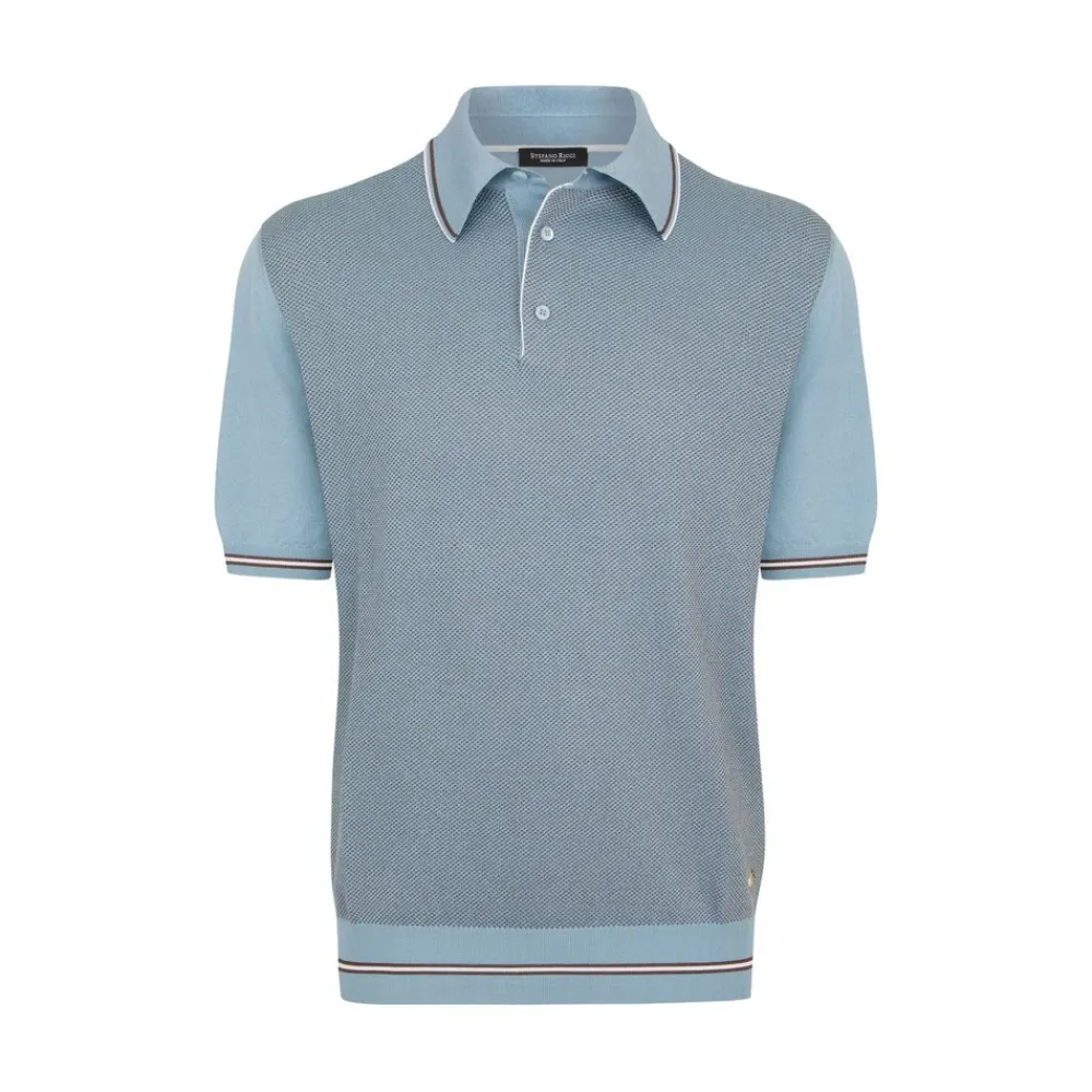 Flash Sale Three-Button Polo Shirt Mens Knitwear