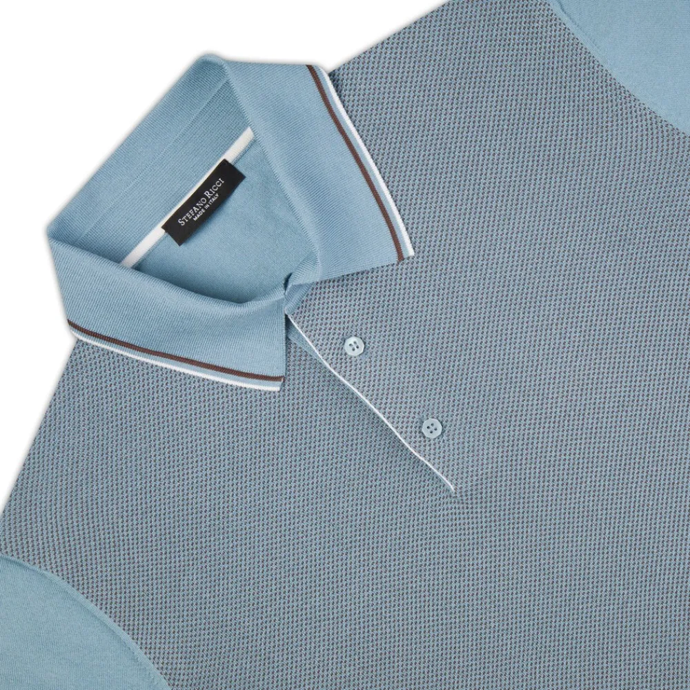 Flash Sale Three-Button Polo Shirt Mens Knitwear