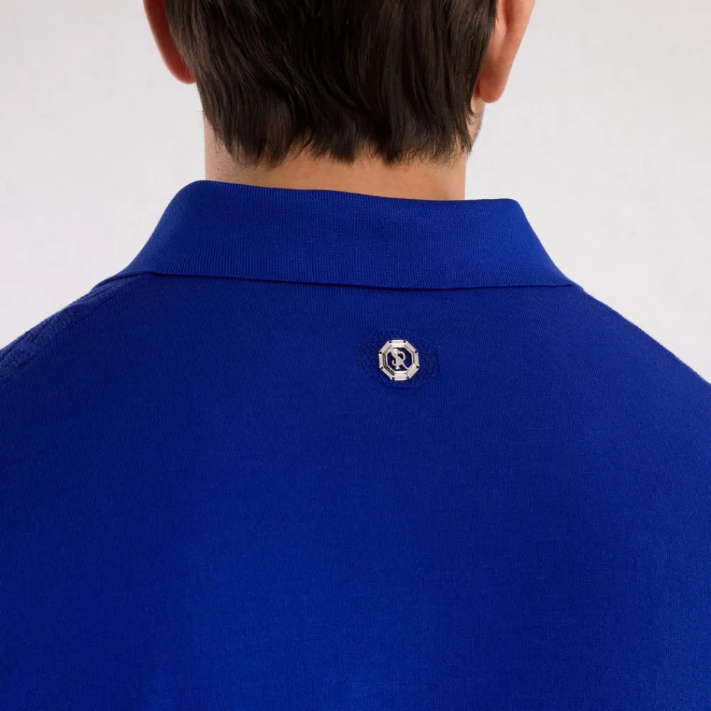 New Three-Button Polo Shirt Mens Knitwear
