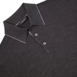 New Three-Button Polo Shirt Mens Knitwear