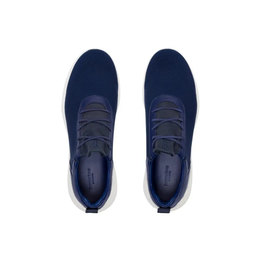 Store Trainers With Calfskin Leather Sneakers